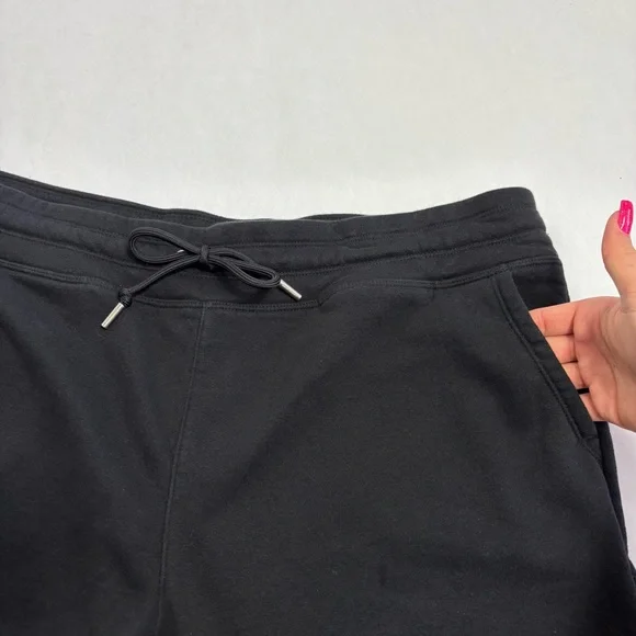 DKNY sport black wide leg sweatpants - Picture 3 of 6